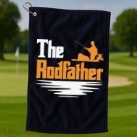 The Rodfather Golf Towel thumb 1