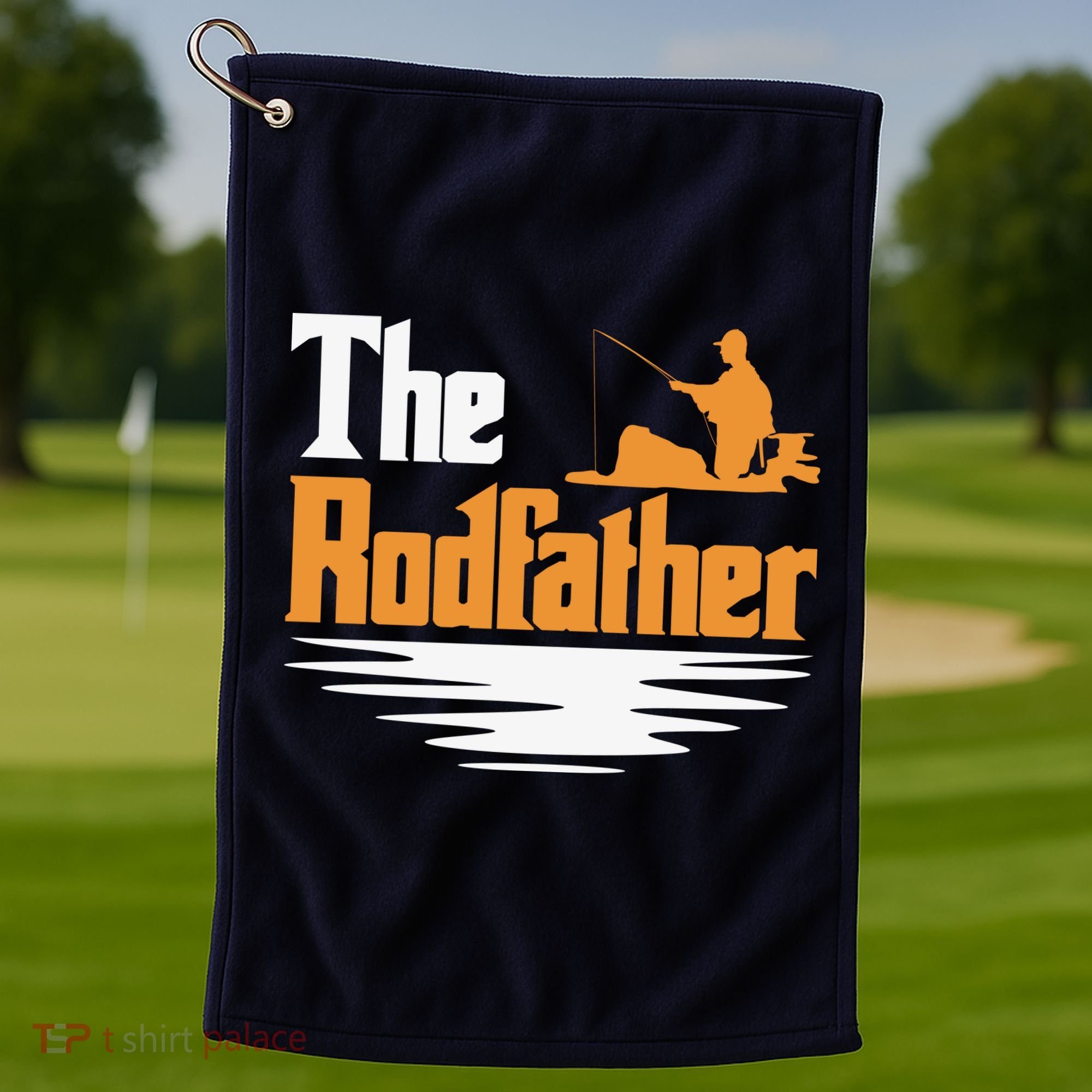The Rodfather Golf Towel