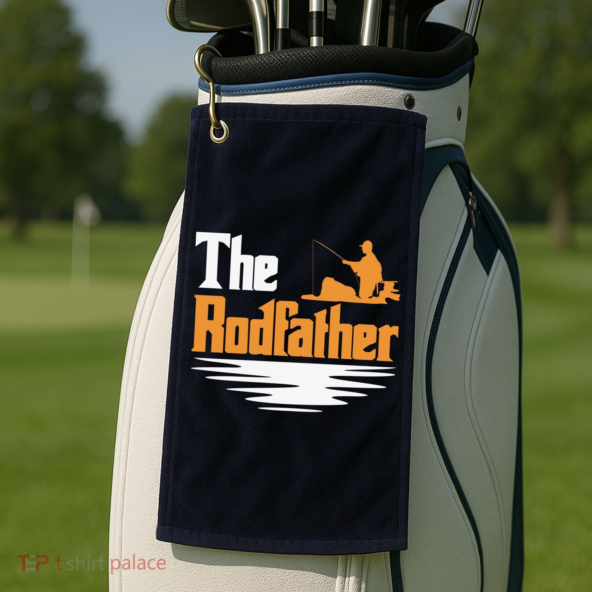 The Rodfather Golf Towel