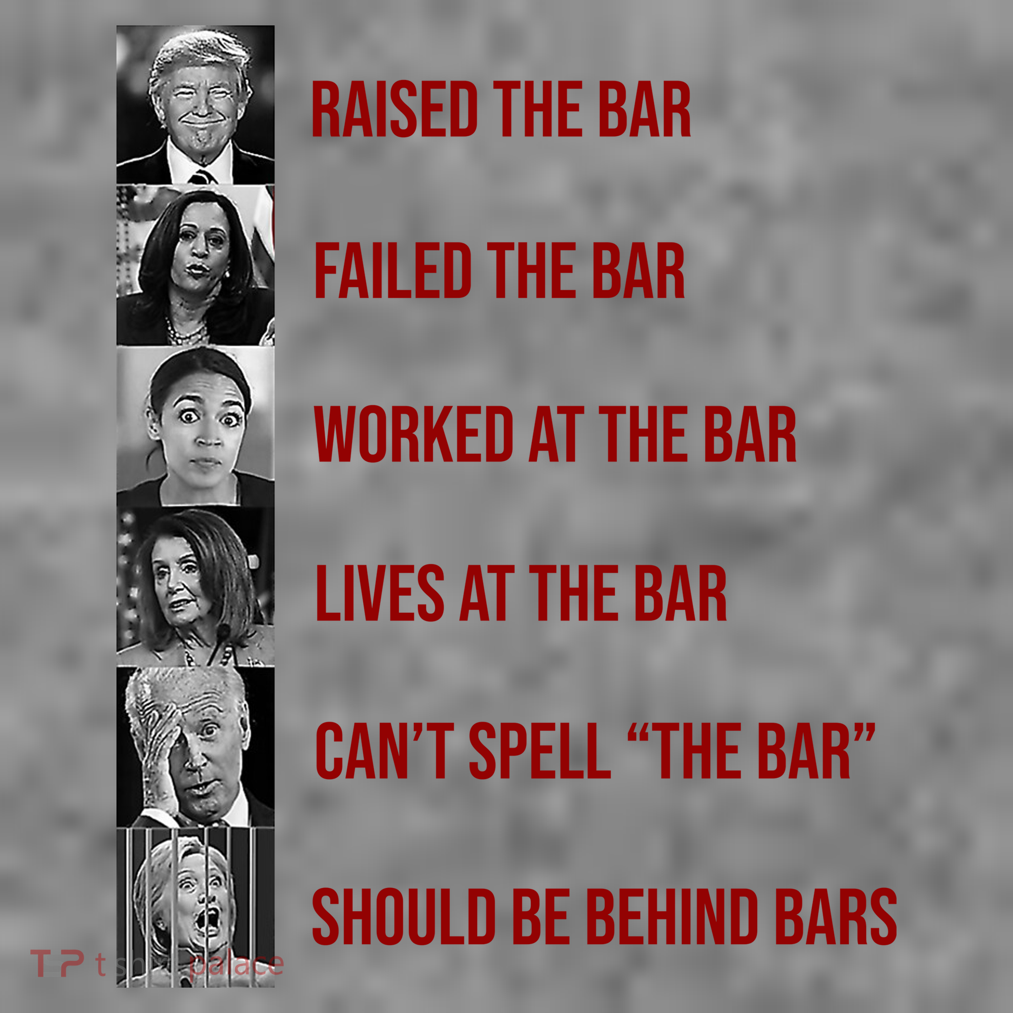 Trump Raised The Bar Biden Can't Spell The Bar Funny Republican Toddler Hoodie