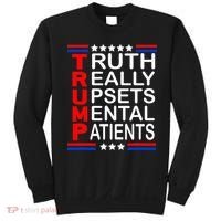 Trump Really Upsets Mental Patients Sweatshirt thumb 0
