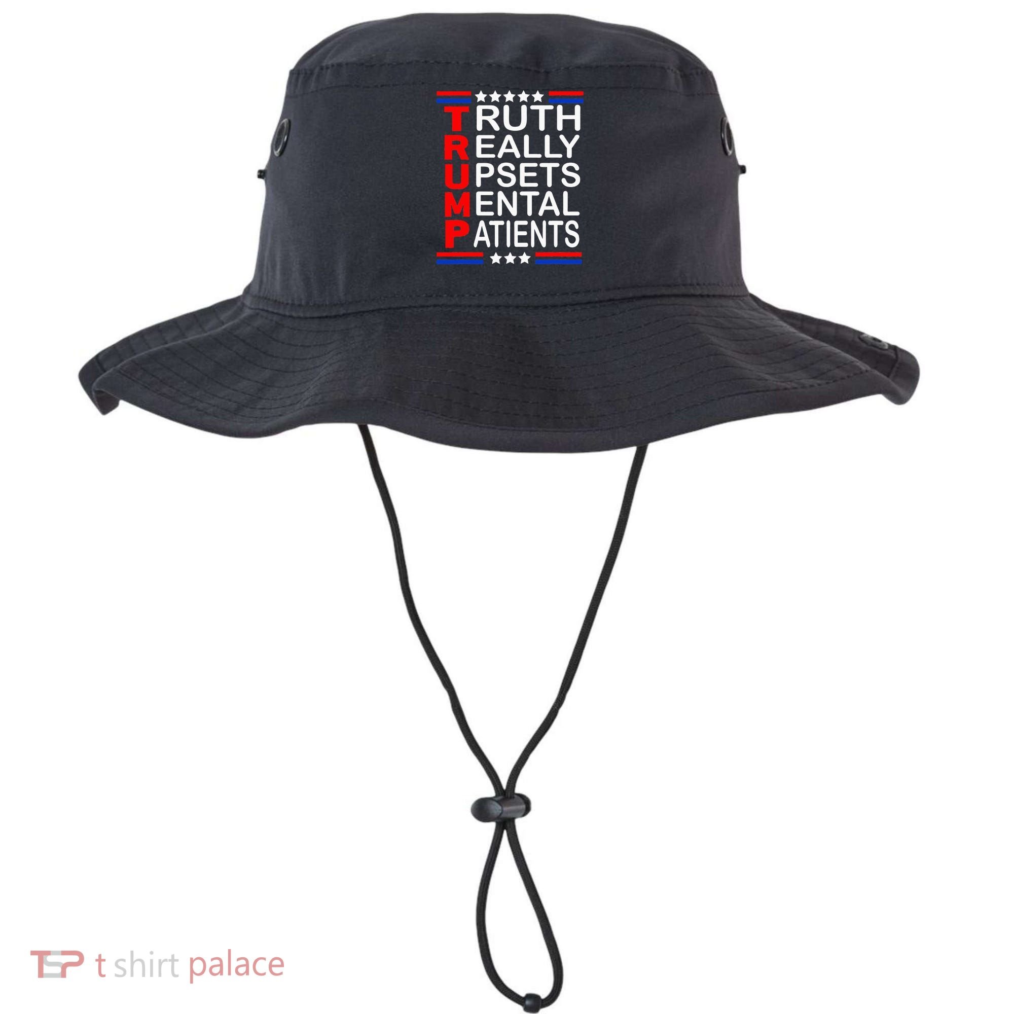 Trump Really Upsets Mental Patients Bucket Hat