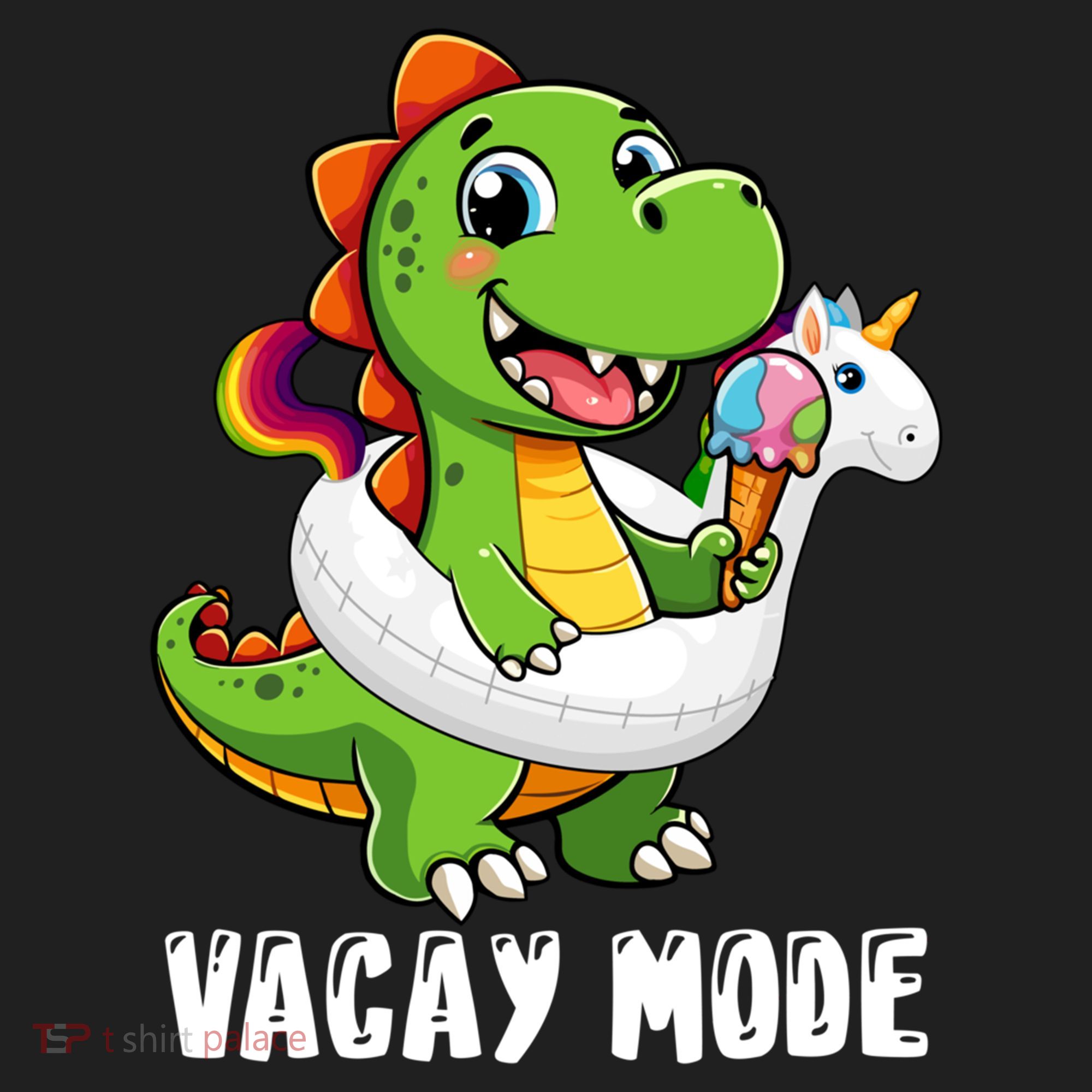 T Rex Unicorn Float Swimming Pool Party Swimmer Vacay Mode Great Gift Women's Sweatshirt