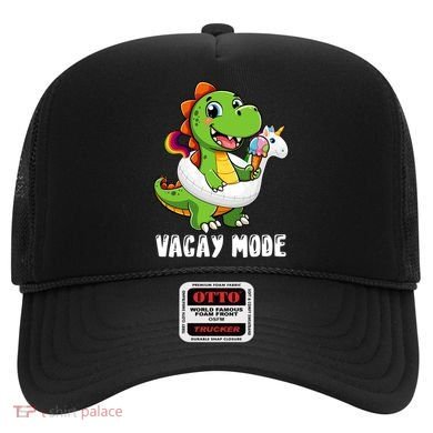 T Rex Unicorn Float Swimming Pool Party Swimmer Vacay Mode Great Gift Hat