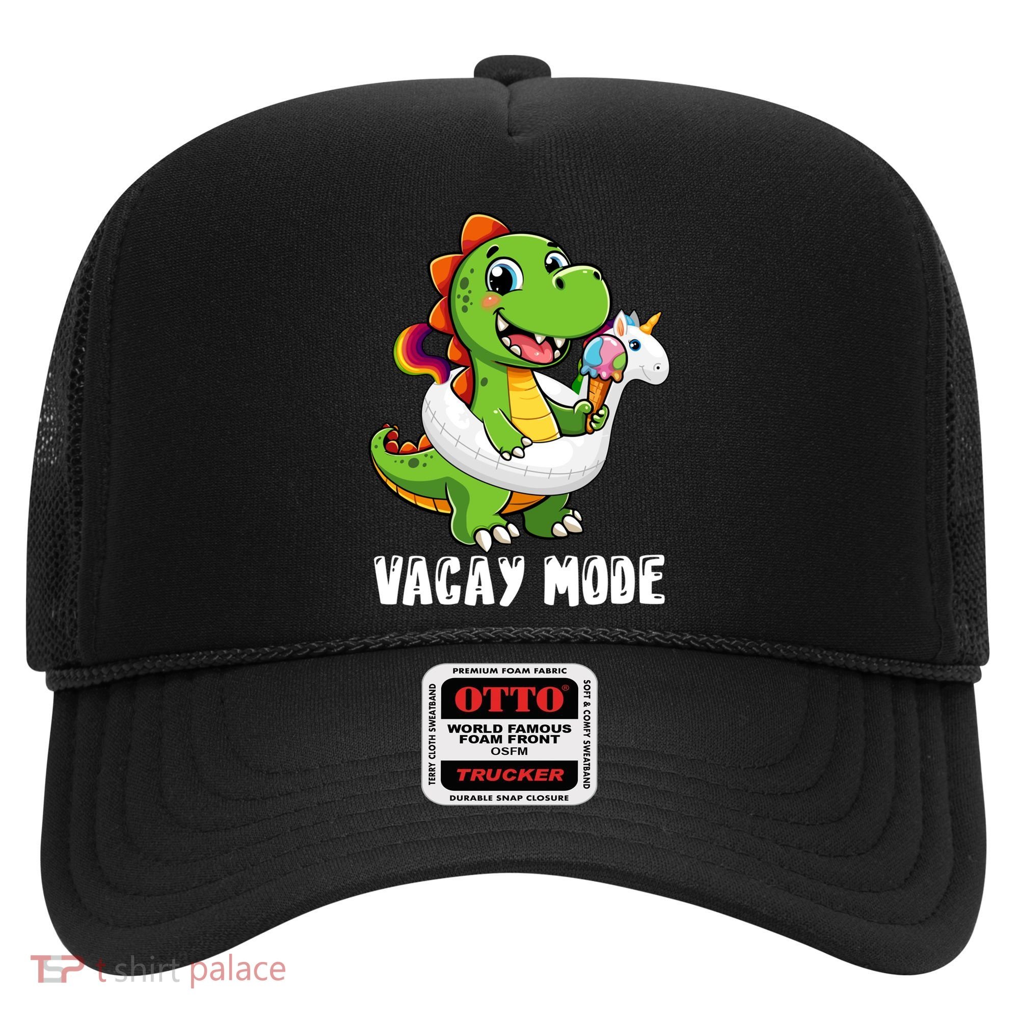 T Rex Unicorn Float Swimming Pool Party Swimmer Vacay Mode Great Gift Hat