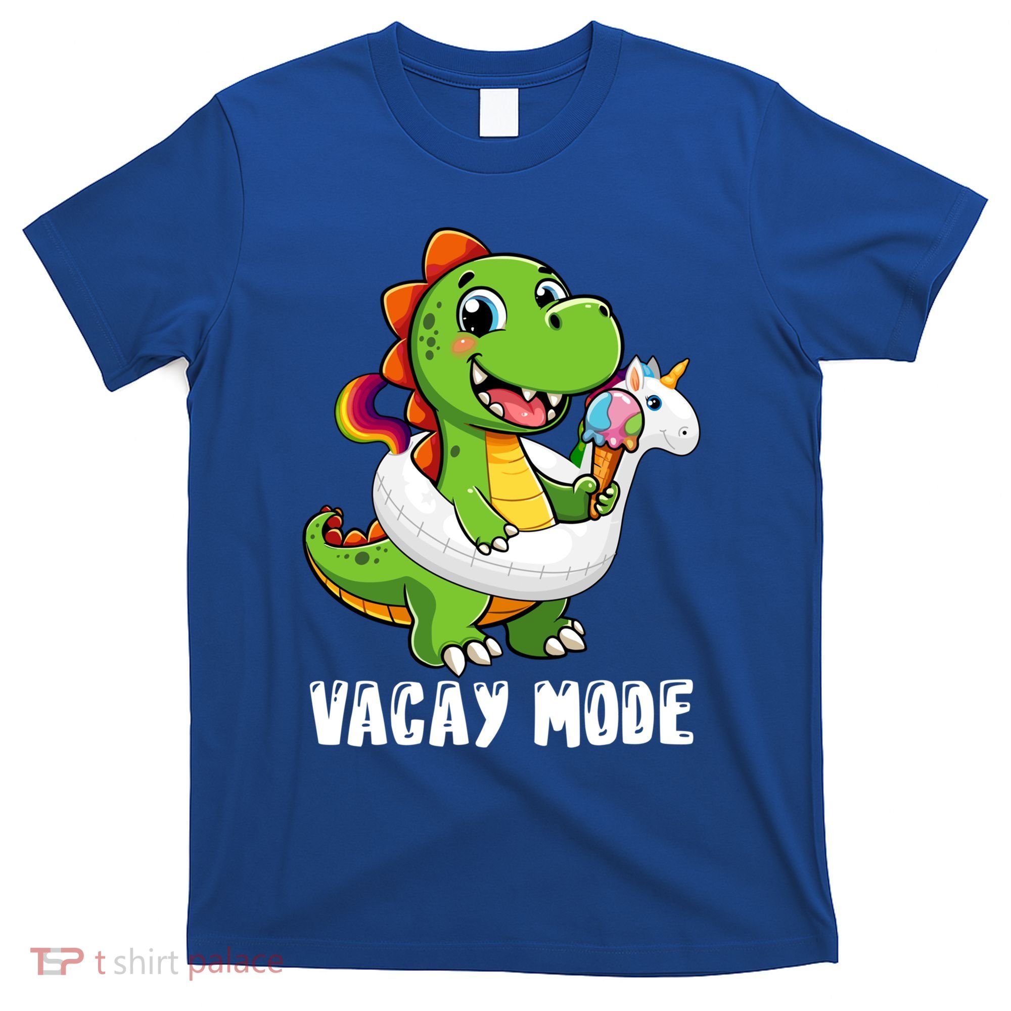 T Rex Unicorn Float Swimming Pool Party Swimmer Vacay Mode Great Gift T-Shirt