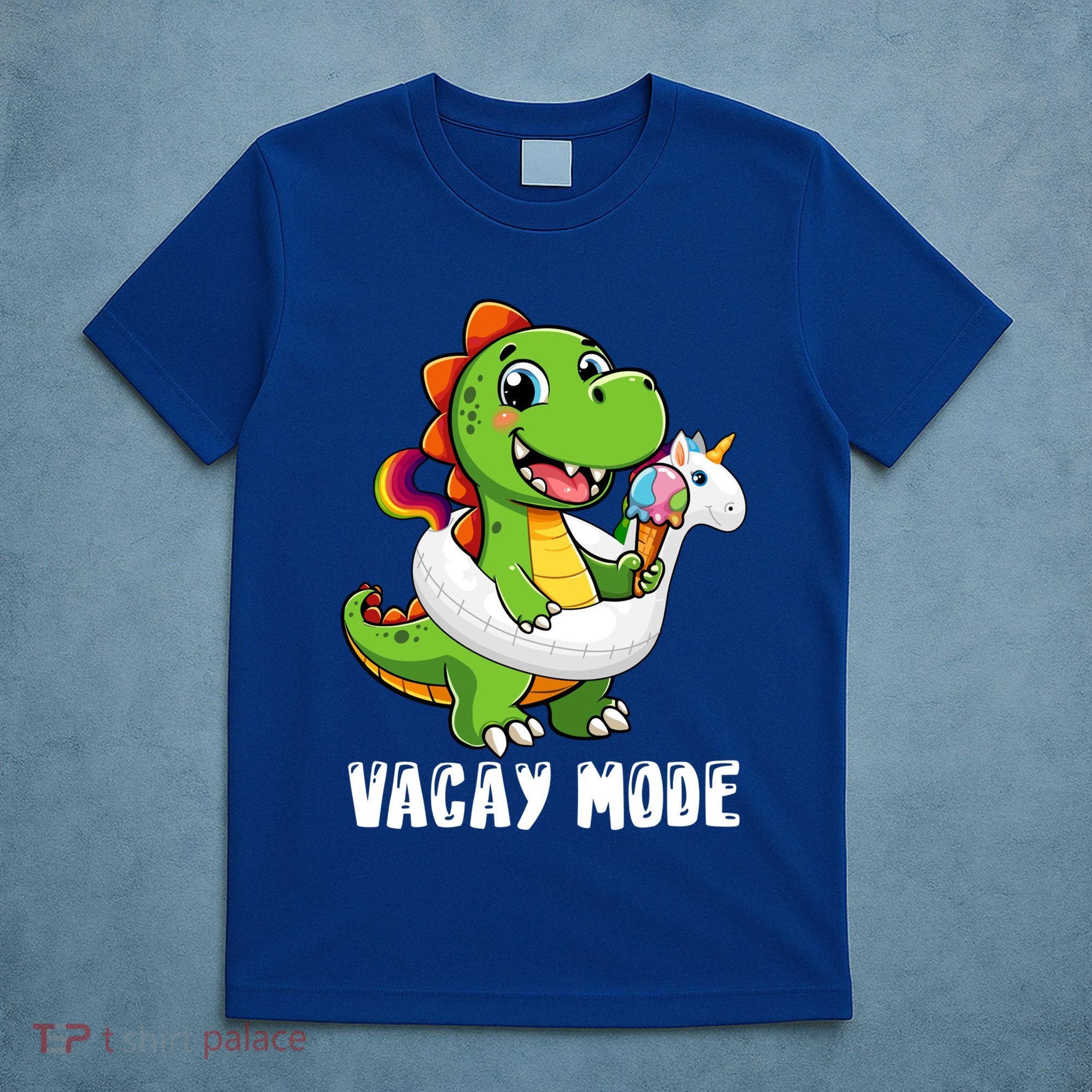 T Rex Unicorn Float Swimming Pool Party Swimmer Vacay Mode Great Gift T-Shirt