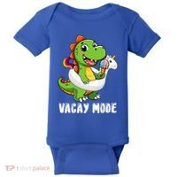 T Rex Unicorn Float Swimming Pool Party Swimmer Vacay Mode Great Gift Baby Bodysuit thumb 0