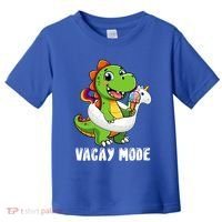 T Rex Unicorn Float Swimming Pool Party Swimmer Vacay Mode Great Gift Toddler T-Shirt thumb 0