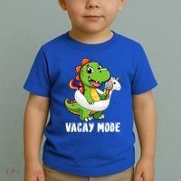 T Rex Unicorn Float Swimming Pool Party Swimmer Vacay Mode Great Gift Toddler T-Shirt thumb 2