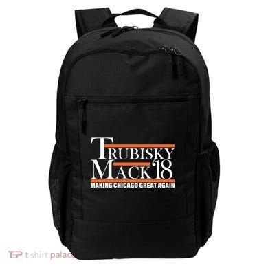 Trubisky Mack Make Chicago Great Again Backpack