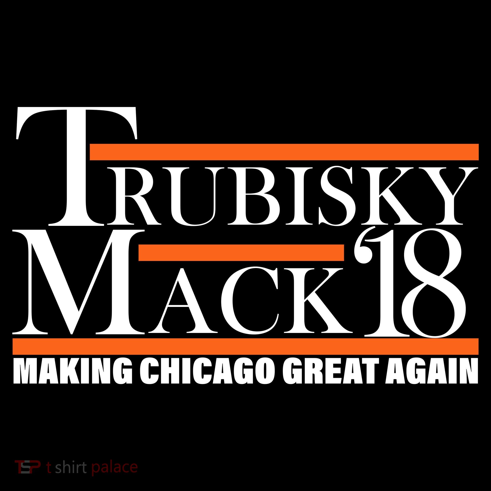 Trubisky Mack Make Chicago Great Again Backpack
