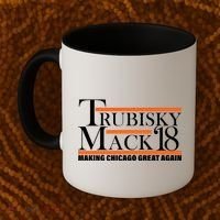 Trubisky Mack Make Chicago Great Again Coffee Mug thumb 2