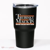 Trubisky Mack Make Chicago Great Again Tumbler thumb 0