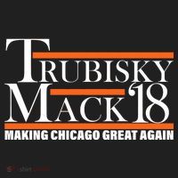 Trubisky Mack Make Chicago Great Again Tumbler thumb 3