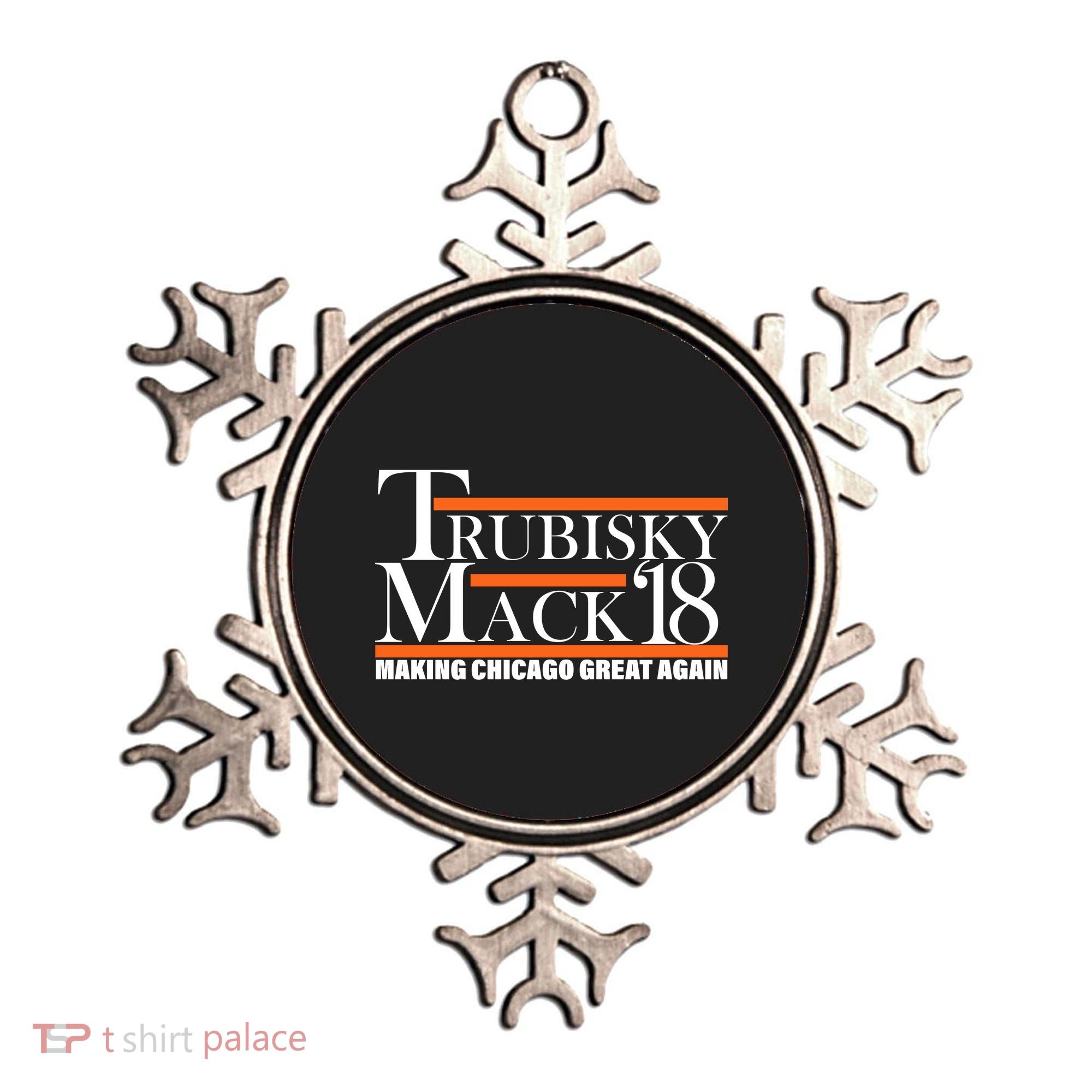 Trubisky Mack Make Chicago Great Again Ornament