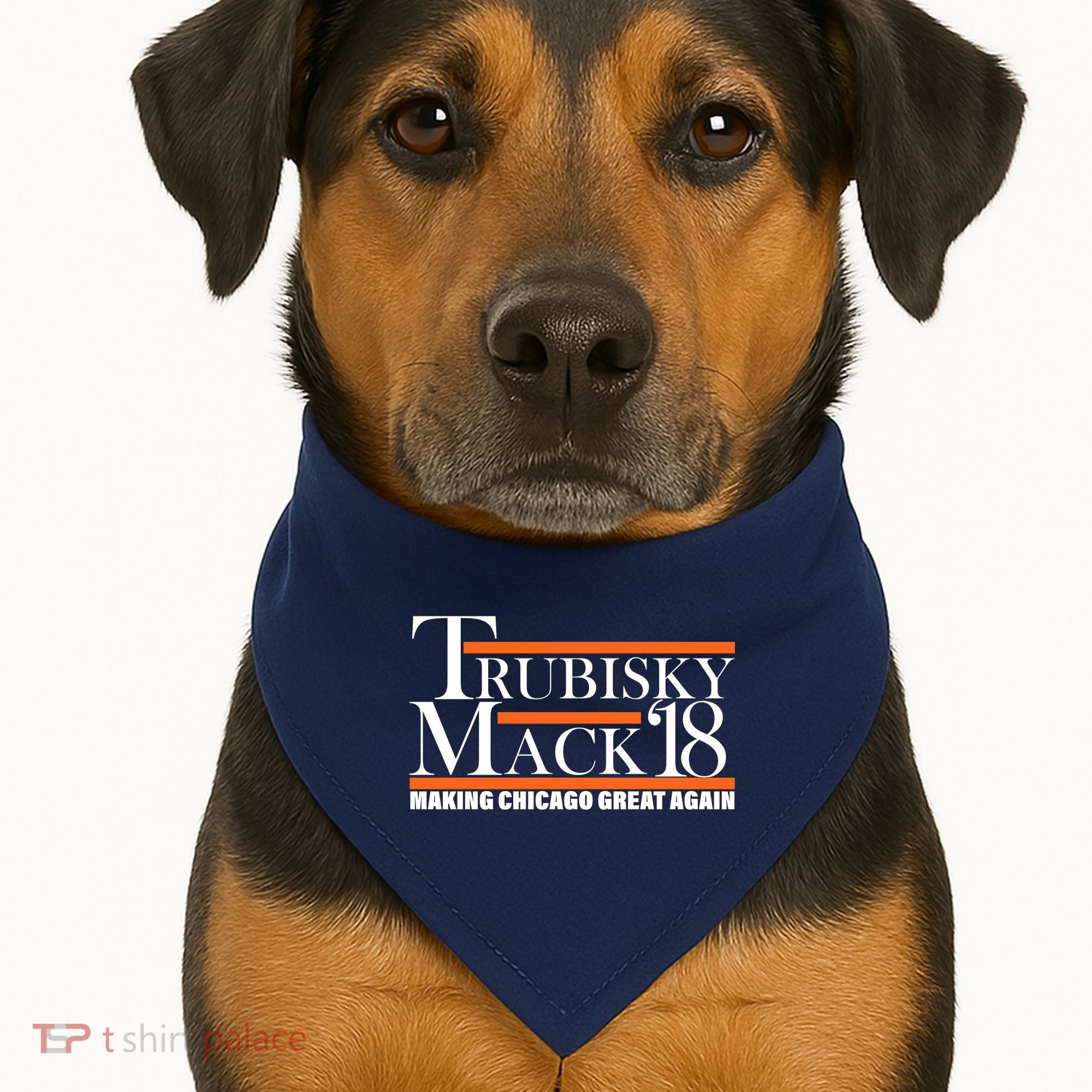 Trubisky Mack Make Chicago Great Again USA-Made Doggie Bandana