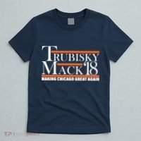Trubisky Mack Make Chicago Great Again T-Shirt thumb 5