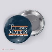 Trubisky Mack Make Chicago Great Again Button thumb 0