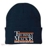 Trubisky Mack Make Chicago Great Again Beanie thumb 0