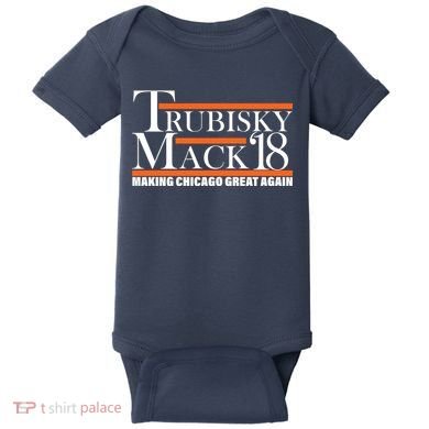 Trubisky Mack Make Chicago Great Again Baby Bodysuit