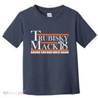 Trubisky Mack Make Chicago Great Again Toddler T-Shirt thumb 0