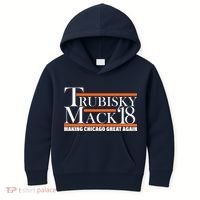Trubisky Mack Make Chicago Great Again Kids Hoodie thumb 0