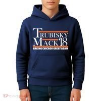 Trubisky Mack Make Chicago Great Again Kids Hoodie thumb 4