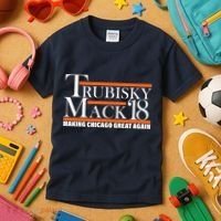 Trubisky Mack Make Chicago Great Again Kids T-Shirt thumb 3