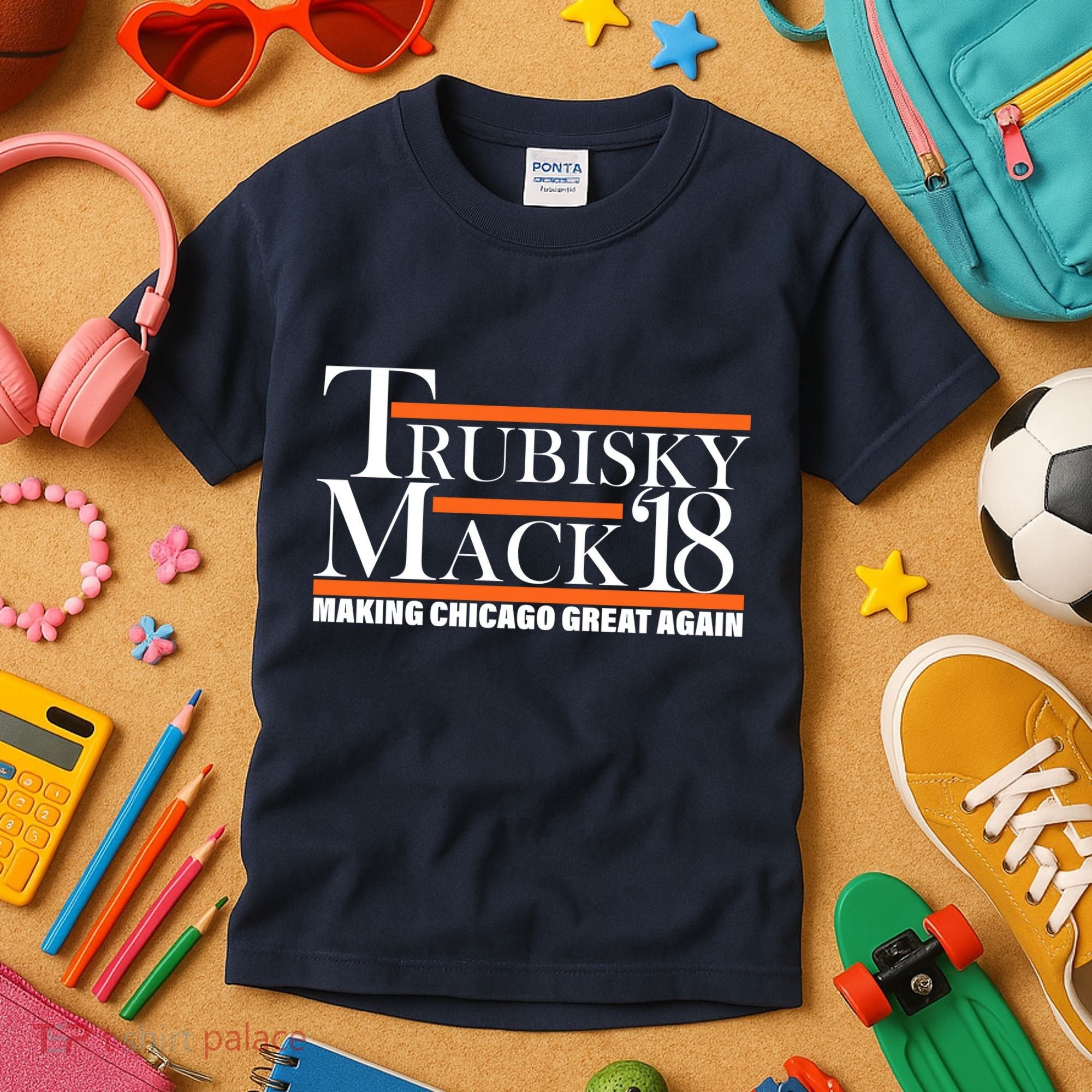 Trubisky Mack Make Chicago Great Again Kids T-Shirt