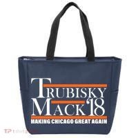 Trubisky Mack Make Chicago Great Again Tote Bag thumb 0