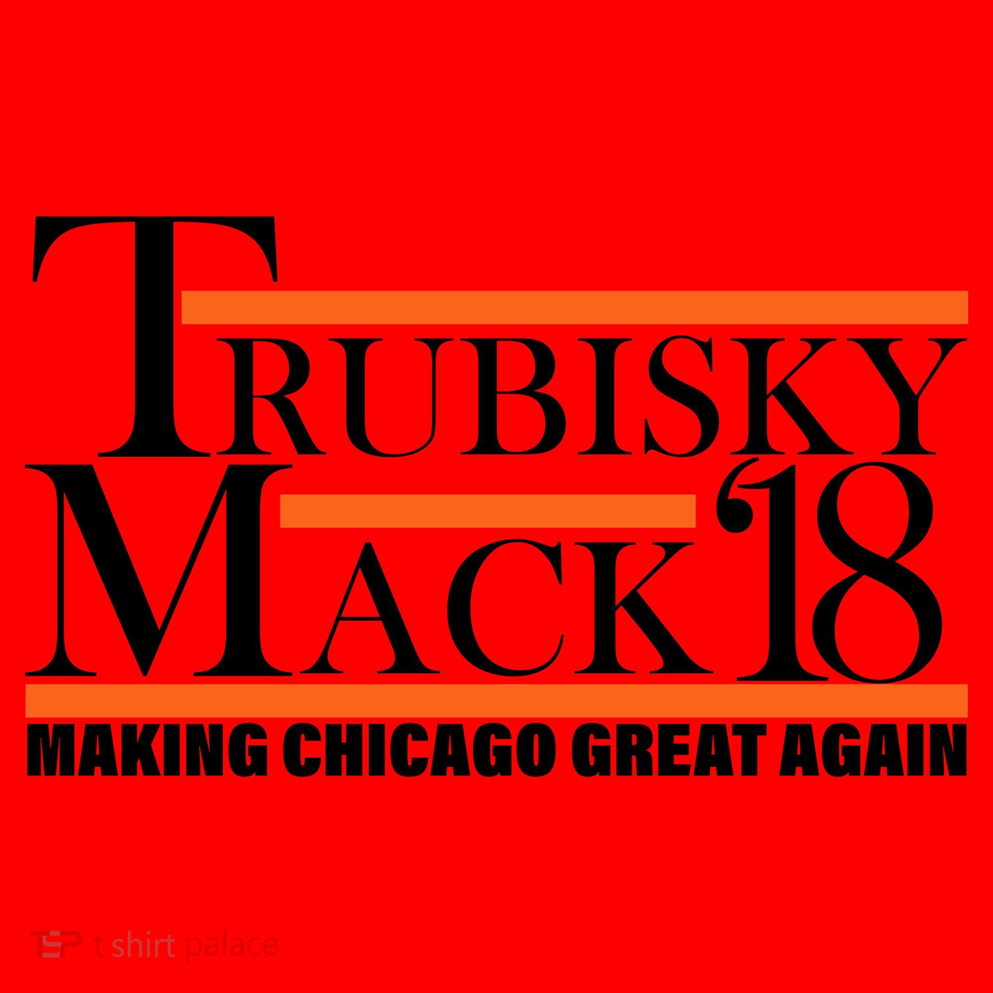 Trubisky Mack Make Chicago Great Again Santa Hat