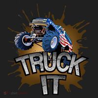 Truck It American Monster Truck Women's Sweatshirt thumb 2