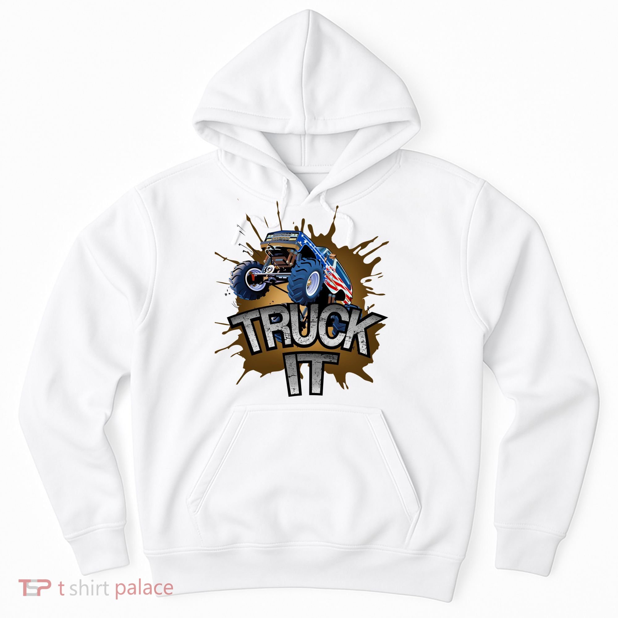 Truck It American Monster Truck Hoodie
