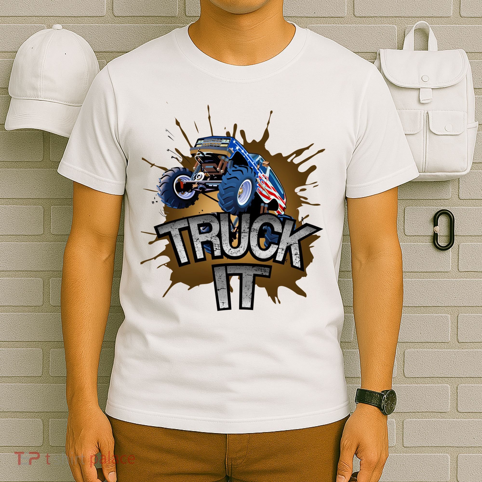 Truck It American Monster Truck T-Shirt