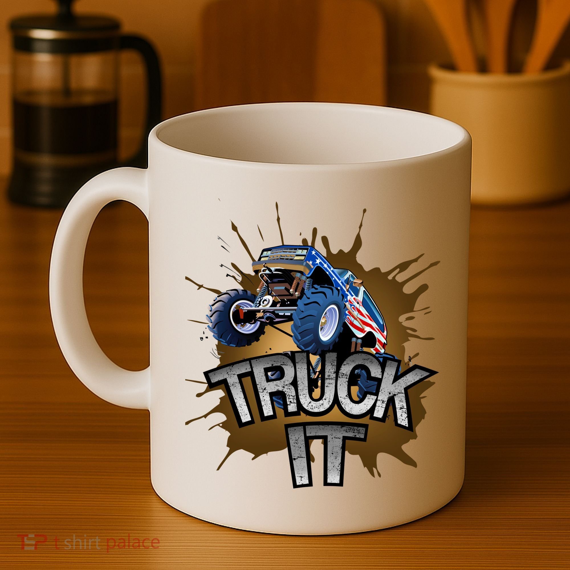 Truck It American Monster Truck Coffee Mug
