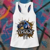 Truck It American Monster Truck Women's Tank Top thumb 3