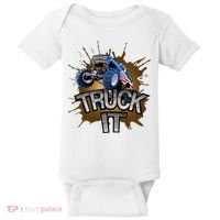 Truck It American Monster Truck Baby Bodysuit thumb 0