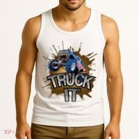 Truck It American Monster Truck Tank Top thumb 3
