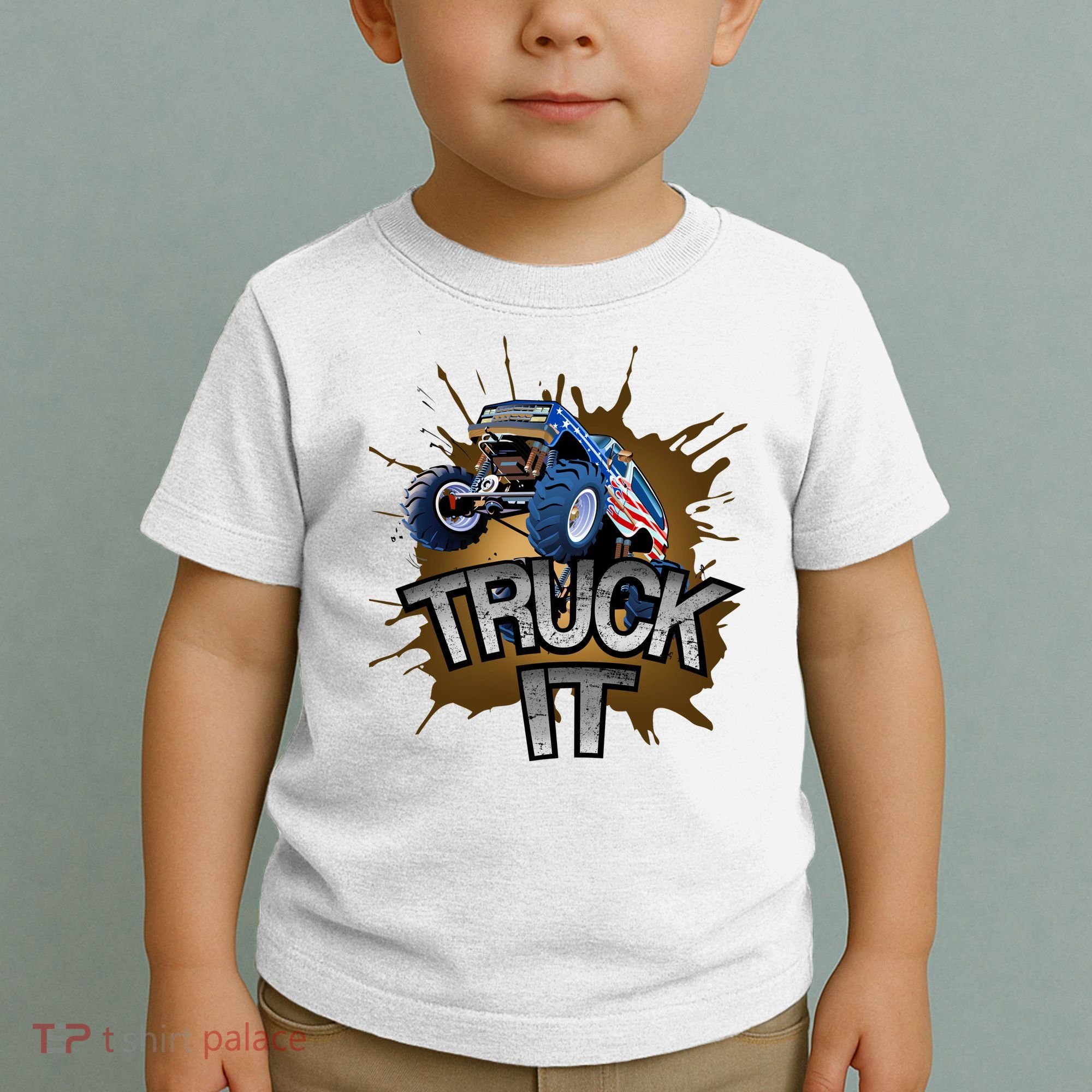 Truck It American Monster Truck Toddler T-Shirt
