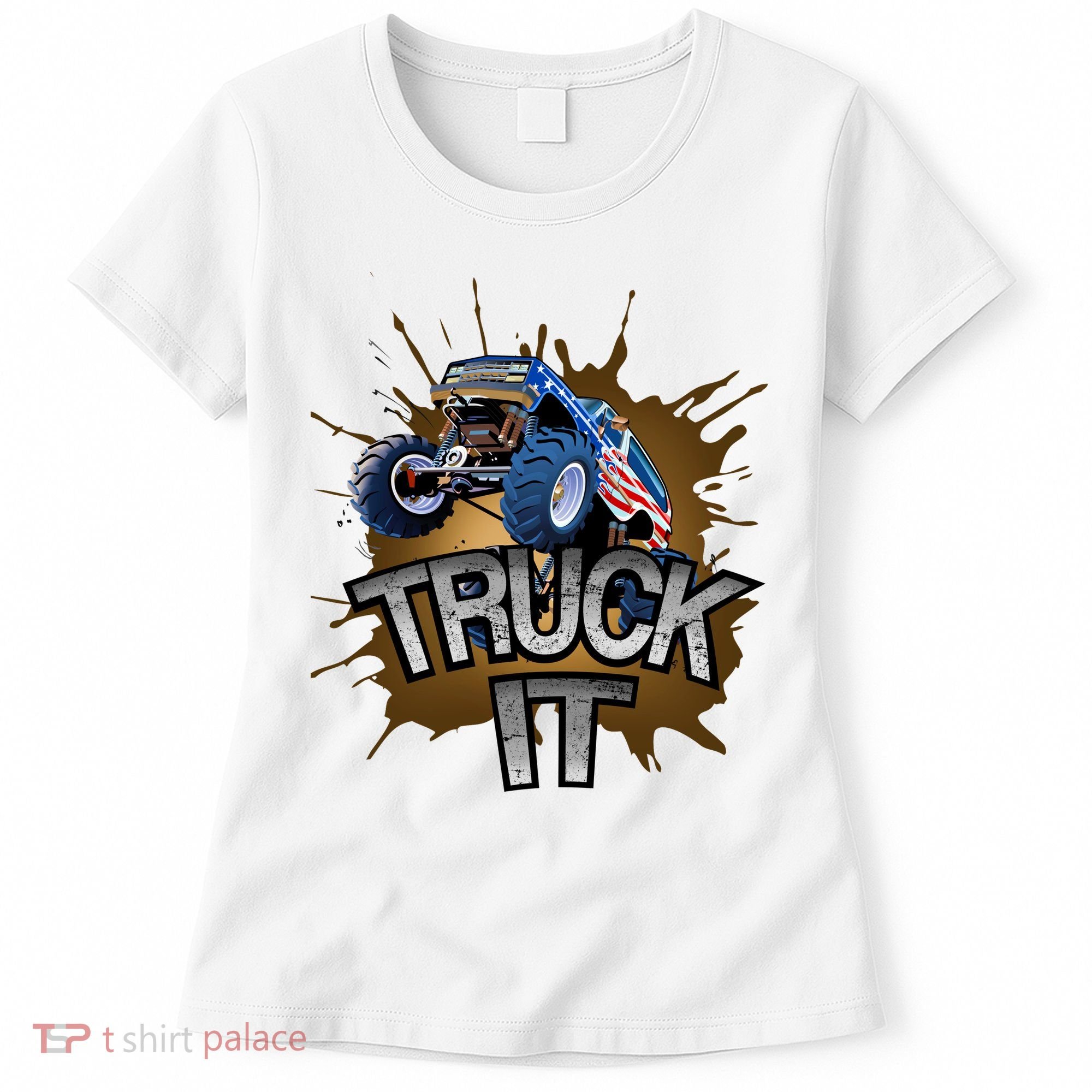 Truck It American Monster Truck Women's T-Shirt