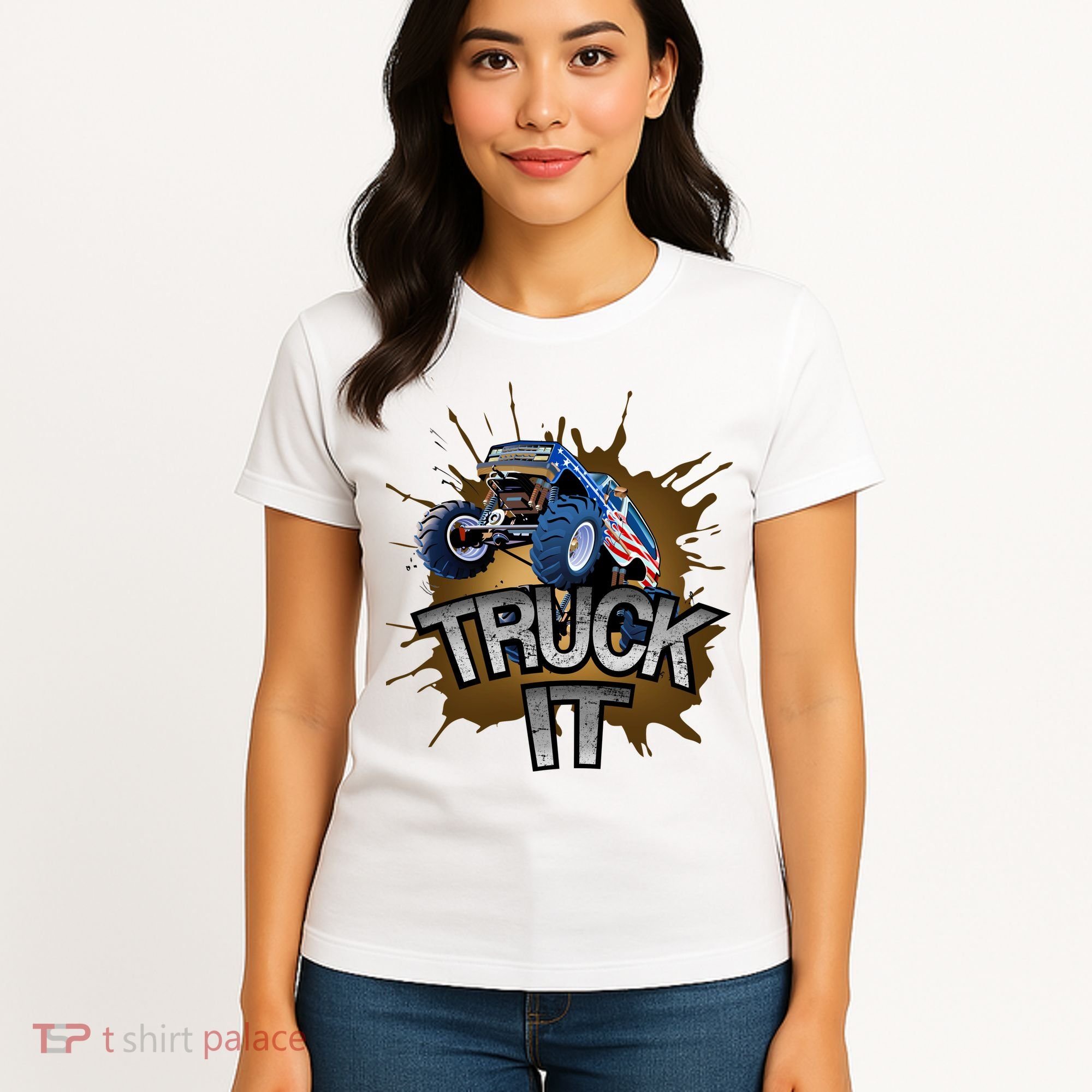 Truck It American Monster Truck Women's T-Shirt
