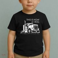 Truckers This Is How I Roll  Toddler T-Shirt thumb 2