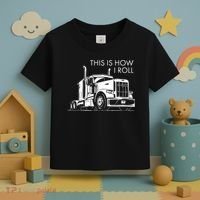Truckers This Is How I Roll  Toddler T-Shirt thumb 3