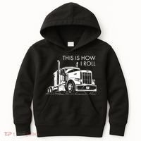 Truckers This Is How I Roll  Kids Hoodie thumb 0