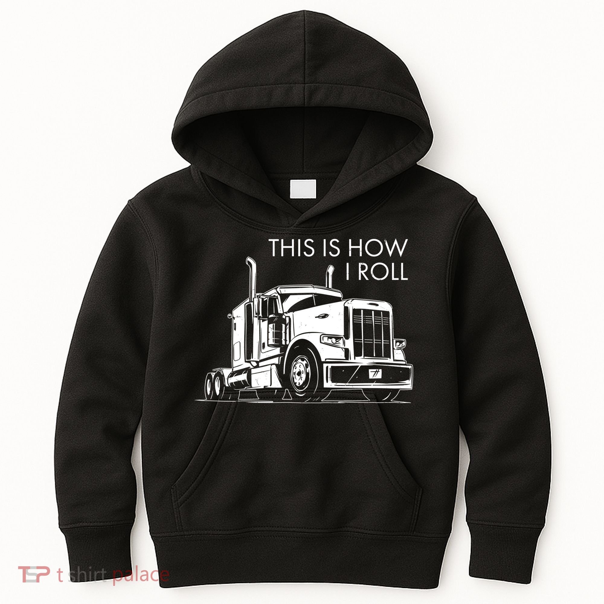 Truckers This Is How I Roll  Kids Hoodie