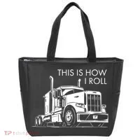 Truckers This Is How I Roll  Tote Bag thumb 0