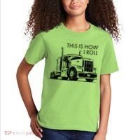 Truckers This Is How I Roll  Kids T-Shirt thumb 2