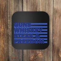 True American Guns Whiskey Steak Freedom Coaster thumb 0