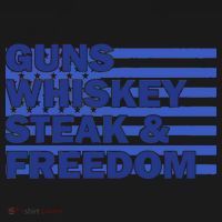 True American Guns Whiskey Steak Freedom Coaster thumb 2
